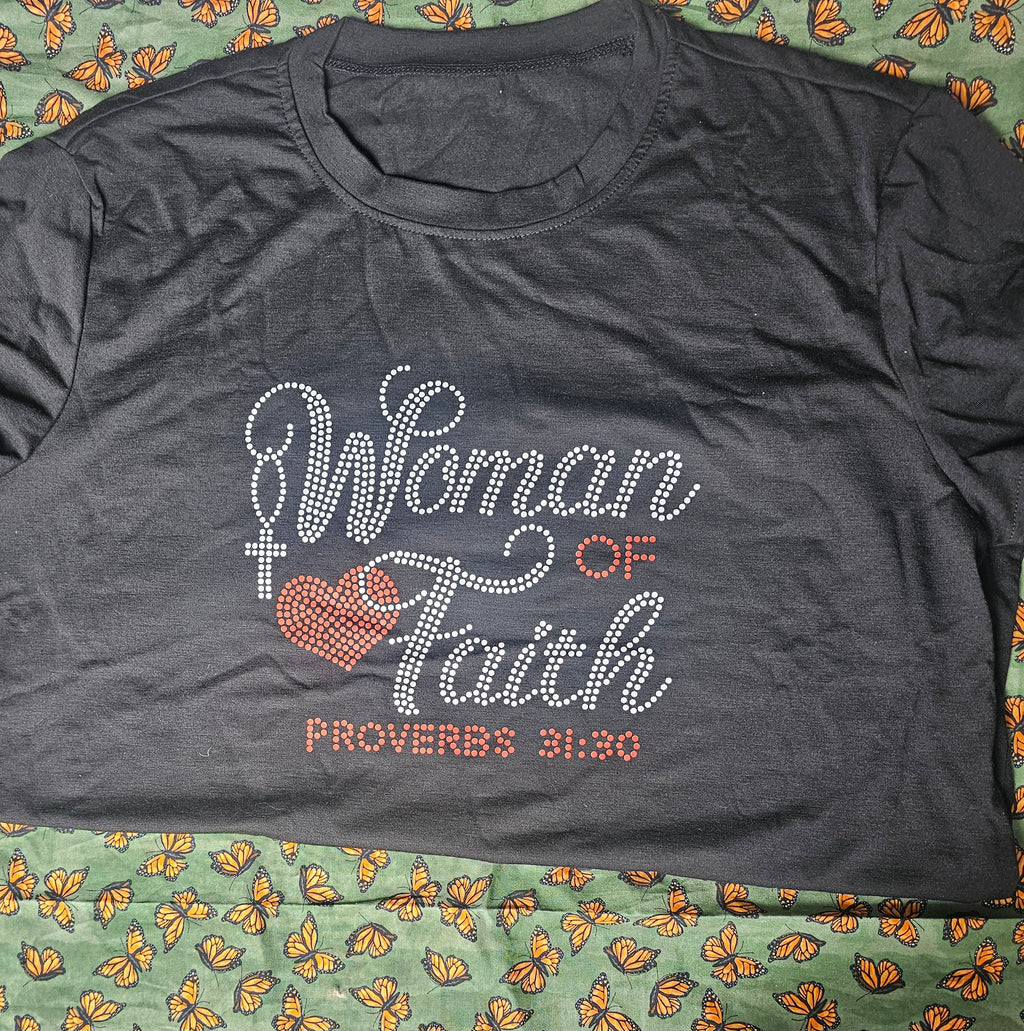 WOMAN OF FAITH T-SHIRT