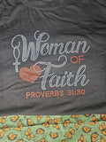 WOMAN OF FAITH T-SHIRT