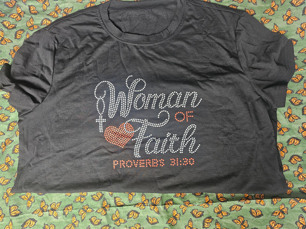 WOMAN OF FAITH T-SHIRT
